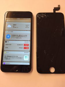 液晶交換でタッチ不良も改善したｉＰｈｏｎｅ6ｓ